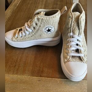 Brand new cozy high top Converse